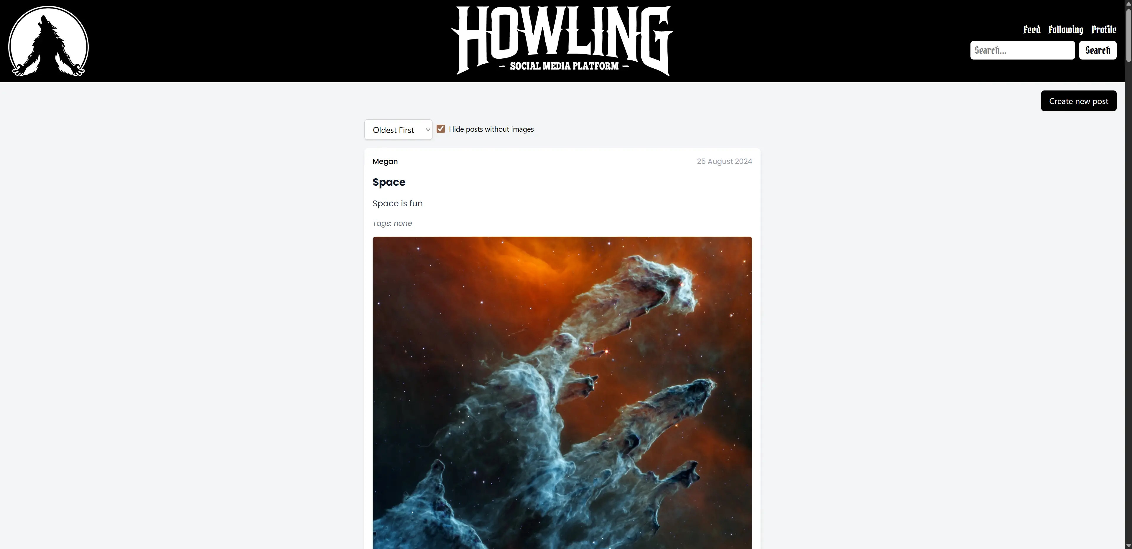 Howling project thumbnail finished